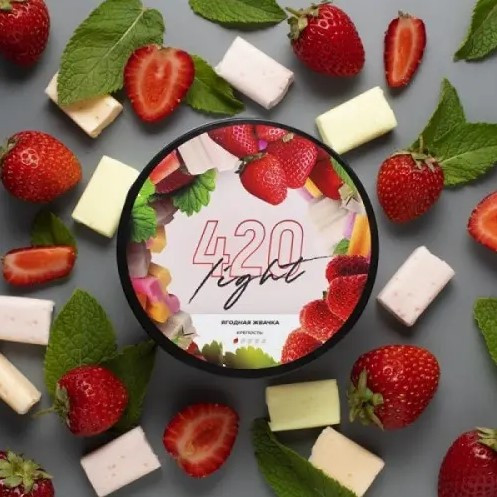 Табак 420 Light Ягодная жвачка 25 грамм  