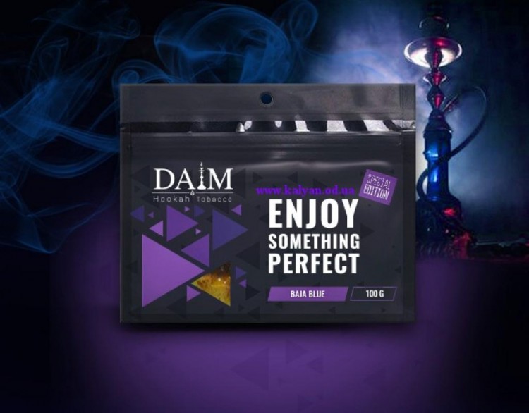ТАБАК DAIM SPECIAL EDITION- BAJA BLUE (ЧЕРНИЧНЫЙ МИКС И МЕНТОЛ)100 ГРАММ 