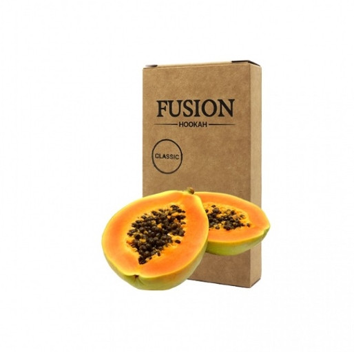 Табак Fusion Classic - Папайя (Papaya) 100 Грамм  в интернет магазине кальянов фото 1
