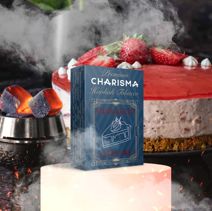 Табак CHARISMA Strawberry Cheesecake (Клубничный Чизкейк) 50 грамм в интернет магазине кальянов фото 1