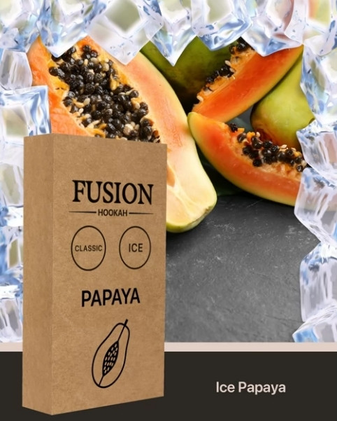 Табак Fusion Classic - Ледяная Папайя (Ice Papaya) 100 Грамм  