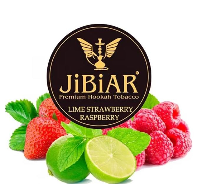 Табак JIBIAR Lime Strawberry Raspberry (Лайм Клубника Малина) 250 грамм 