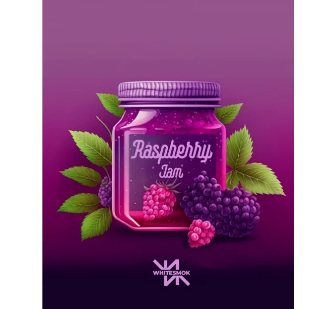 Табак White Smok Raspberry Jam (Малиновое варенье) 50 грамм в интернет магазине кальянов фото 1