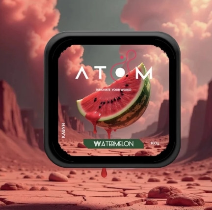 Табак Atom Watermelon (Арбуз) 100 грамм  в интернет магазине кальянов фото 1