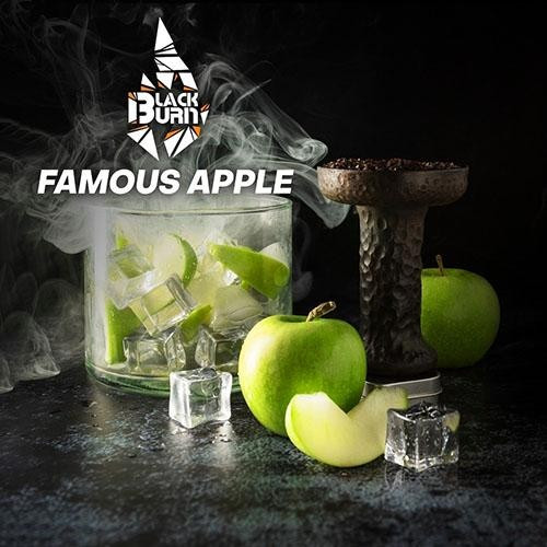 Табак Black Burn Famous Apple (Зеленое Яблоко) 100 гр в интернет магазине кальянов фото 1
