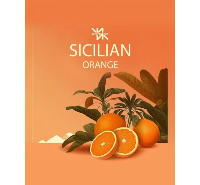 Табак White Smok Sicilian Orange (Сицилийский апельсин) 50 грамм в интернет магазине кальянов фото 1