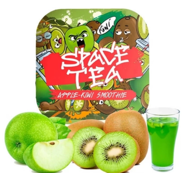 Чайная смесь Space Tea Apple kiwi smoothie (Яблоко Киви) 40 грамм  