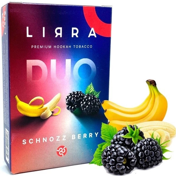 Табак Lirra Schnozz Berry (Шнозберри) 50 грамм  в интернет магазине кальянов фото 1
