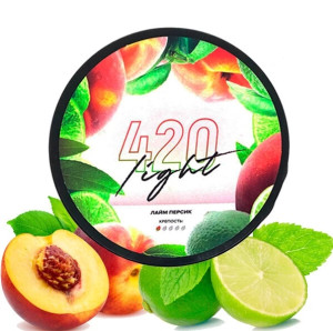Табак 420 Light Лайм персик 40 грамм