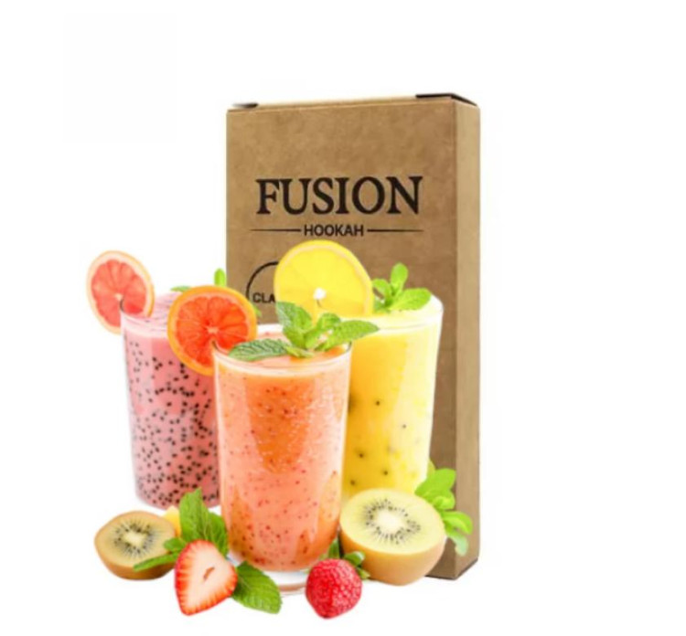 Табак Fusion Classic Tropical Smoothie (Тропический Смузи) 100 грамм в интернет магазине кальянов фото 1