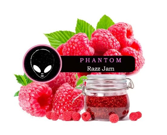 Табак Phantom Soft Razz Jam (Малина Джем) 50 грамм  в интернет магазине кальянов фото 1