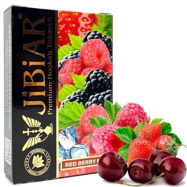 Табак Jibiar Red Berry Mix (Красные Ягоды) 50 гр      в интернет магазине кальянов фото 1