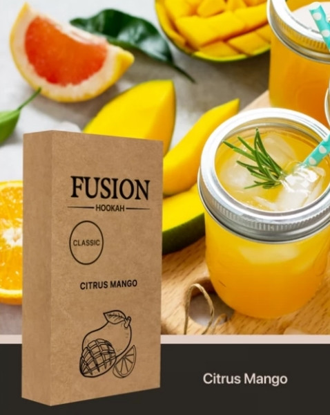 Табак Fusion Classic - Цитрус Манго (Citrus Mango)  100 Грамм  в интернет магазине кальянов фото 1