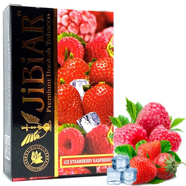 Табак Jibiar Ice Strawberry Raspberry (Клубника Малина Лед) 50 гр     
