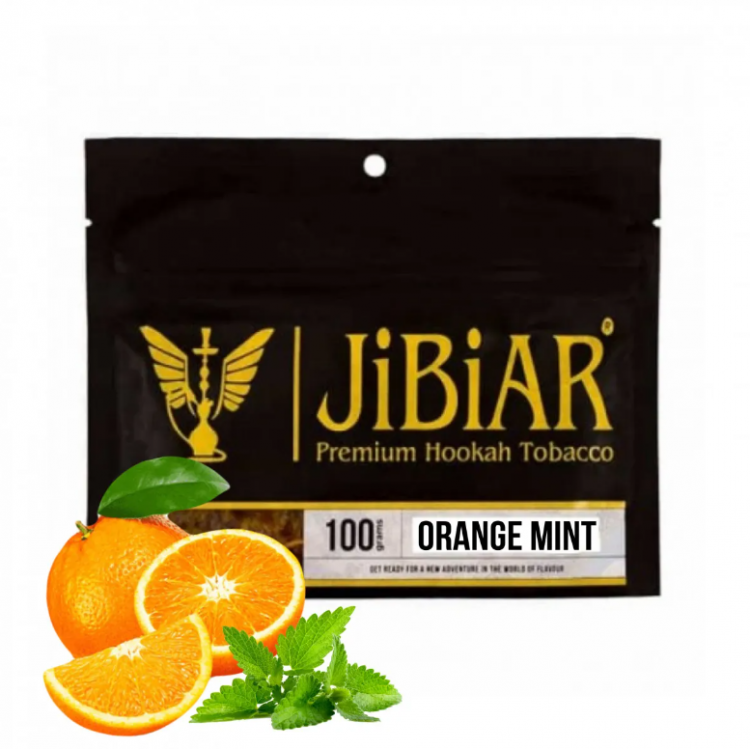 Табак JIBIAR Orange Mint (Апельсин с Мятой) РЕПЛИКА 100 грамм в интернет магазине кальянов фото 1