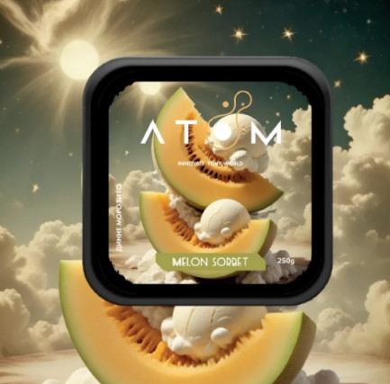 Табак Atom Melon Sorbet (Дынное мороженое) 200 грамм 