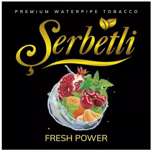 Табак Serbetli Fresh Power (Гранат Вишня Мандарин Мята Лёд) 100 грамм 