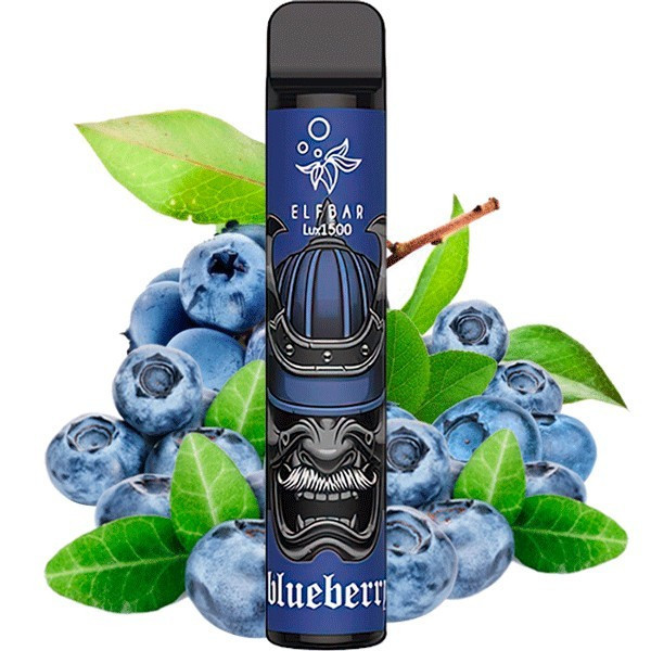 Одноразовая POD система Elf Bar Lux 1500 Blueberry (Черника)  