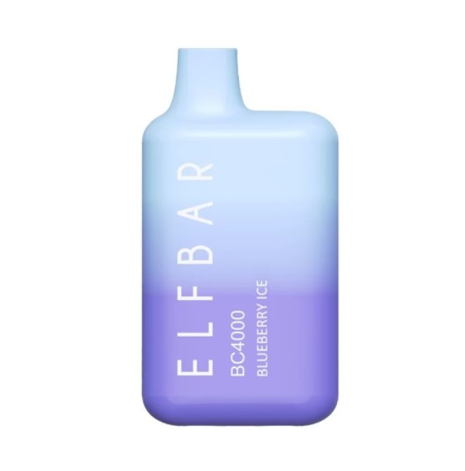 Одноразовая Pod система Elf Bar BC4000 Blueberry Ice (Черника со Льдом) 