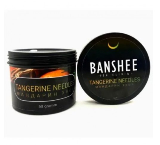 ЧАЙНАЯ СМЕСЬ ДЛЯ КАЛЬЯНА BANSHEE DARK - Tangerine Needles (Мандарин Хвоя) 50 грамм 