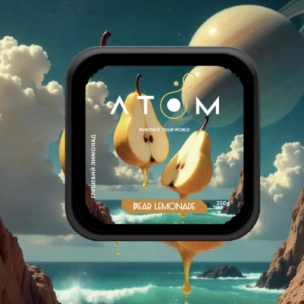 Табак Atom Pear Lemonade (Грушевый лимонад) 200 грамм в интернет магазине кальянов фото 1