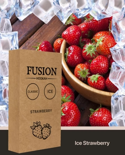 Табак Fusion Classic - Ледяная Клубника (Ice Strawberry) 100 Грамм  