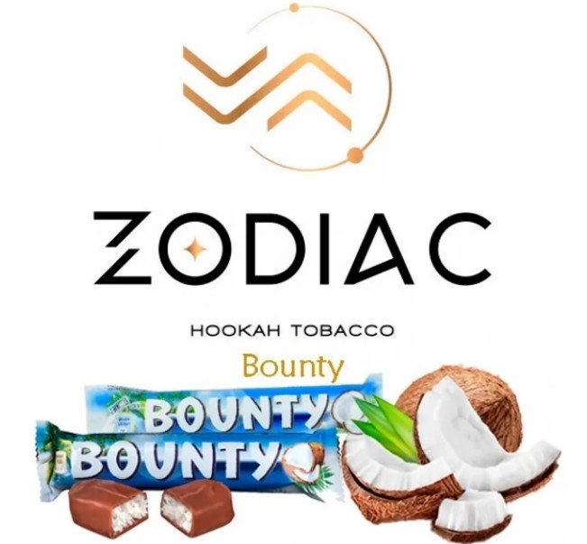 Табак Zodiac Bounty (Баунти) 40 грамм  в интернет магазине кальянов фото 1