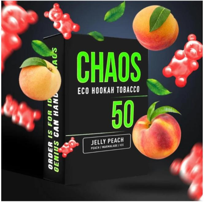 Табак Chaos Jelly Peach (Персиковый Мармелад Прохлада) 50 грамм 
