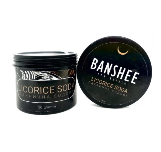 ЧАЙНАЯ СМЕСЬ ДЛЯ КАЛЬЯНА BANSHEE DARK - (Лакричная Содовая) 50 грамм 