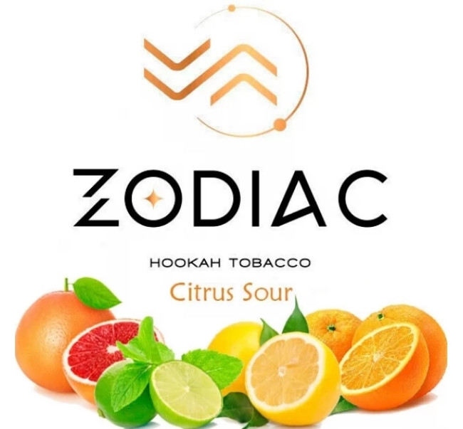 Табак Zodiac Citrus Sour (Цитрус Сауэр) 40 грамм  в интернет магазине кальянов фото 1