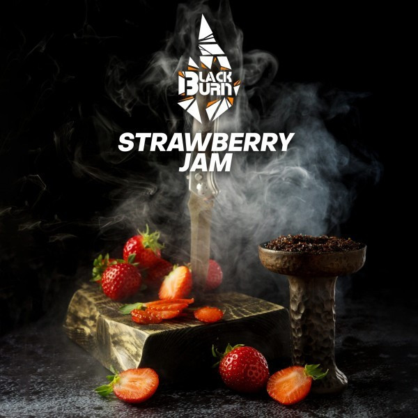 Табак Black Burn Strawberry Jam (Клубника Джем) 100 гр  