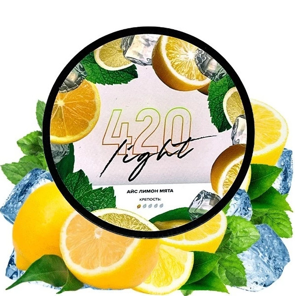 Табак 420 Light Айс лимон мята 40 грамм 