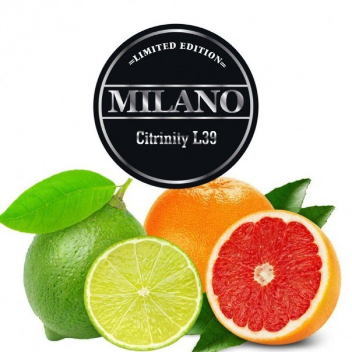 ТАБАК MILANO LIMITED EDITION CITRINITY L39 (ЦИТРИНИТИ) 100 ГРАММ    