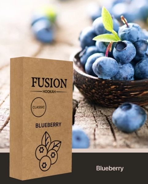 Табак Fusion Classic - Черника (Blueberry) 100 Грамм  в интернет магазине кальянов фото 1