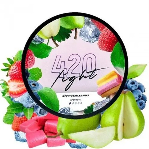 Табак 420 Light Фруктовая Жвачка 25 грамм  