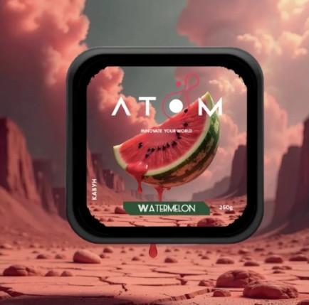 Табак Atom Watermelon (Арбуз) 200 грамм  