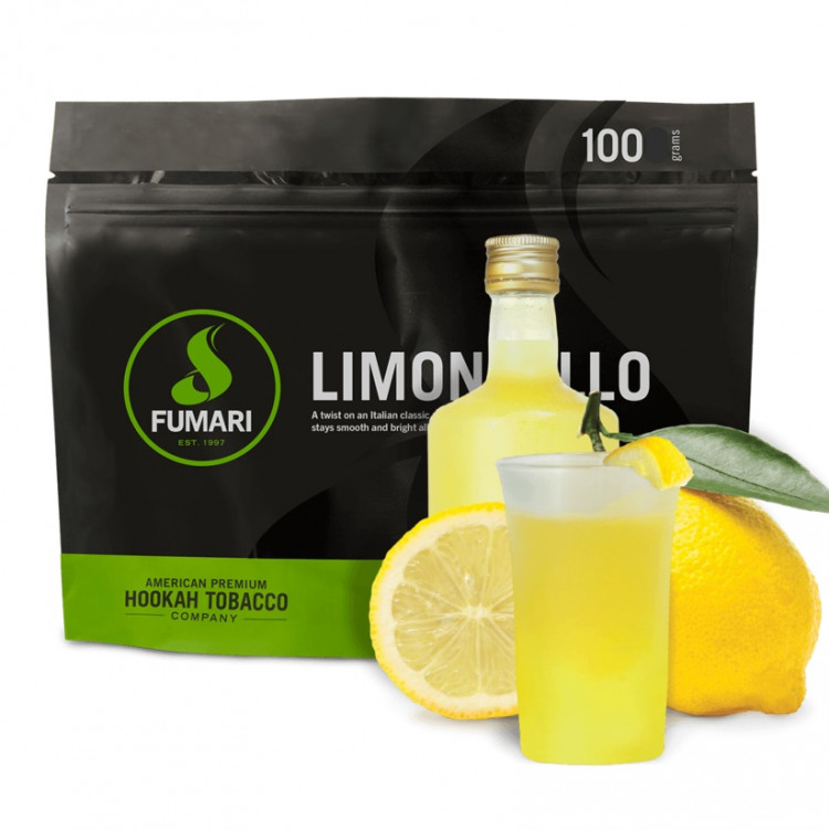ТАБАК ДЛЯ КАЛЬЯНА FUMARI - Limoncello (Лимончелло) 100 ГРАММ  