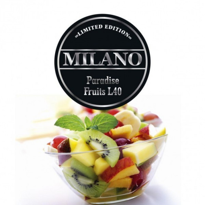 ТАБАК MILANO LIMITED EDITION PARADISE FRUIT L40 (ПАРАДАЙС ФРУТ) 100 ГРАММ     