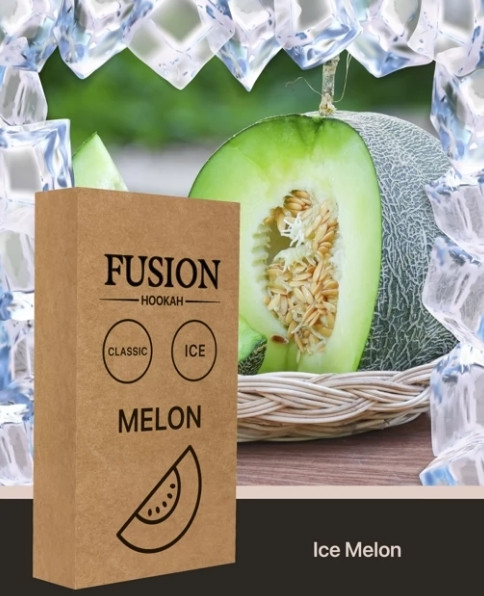Табак Fusion Classic - Ледяная Дыня (Ice Melon) 100 Грамм  в интернет магазине кальянов фото 1