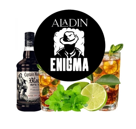 Табак Enigma x Aladin El Draque (Лайм, Мохито, Мята, Ром) 200 грамм в интернет магазине кальянов фото 1