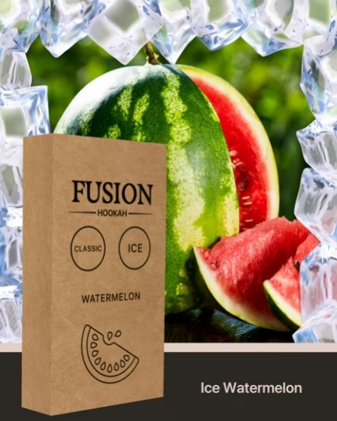 Табак Fusion Classic - Ледяной Арбуз (Ice Watermelon) 100 Грамм   