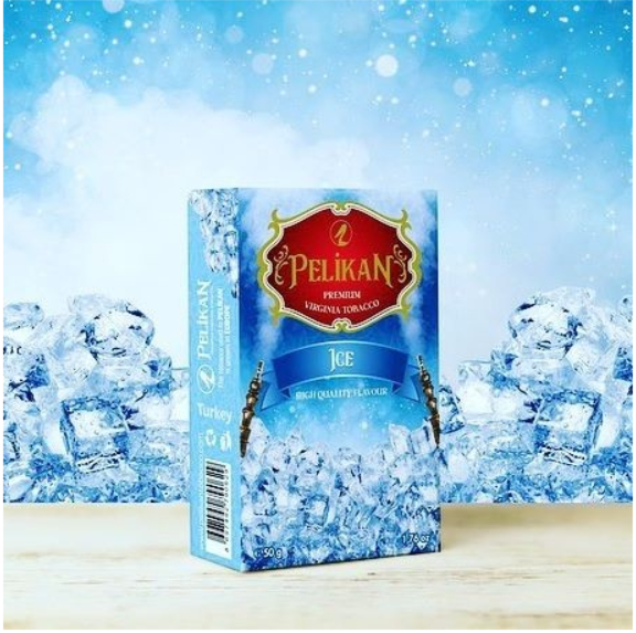 Табак Pelikan Ice (Лёд) 50 грамм в интернет магазине кальянов фото 1