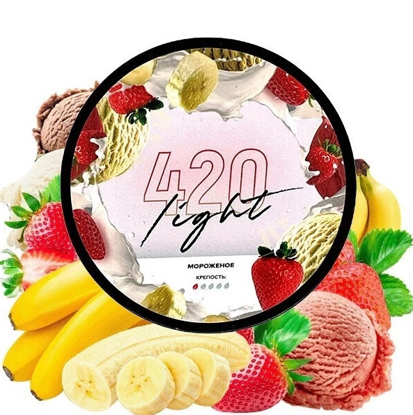 Табак 420 Light Мороженое 40 грамм 