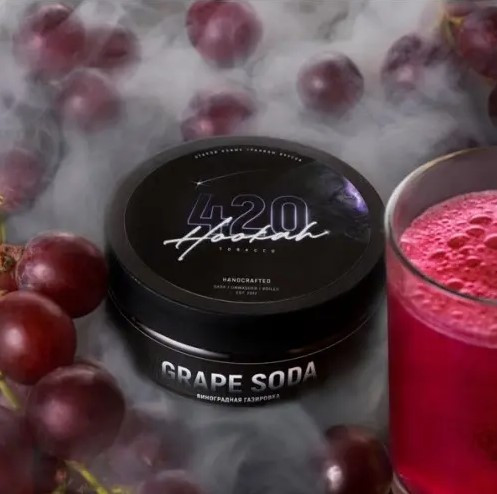 Табак 420 Grape Soda (Виноград Сода) 100 грамм 