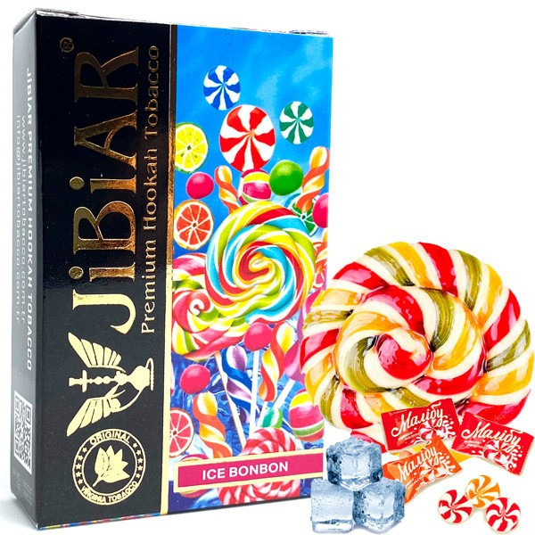 Табак Jibiar Ice Bon Bon (Айс Бон Бон) 50 гр  в интернет магазине кальянов фото 1