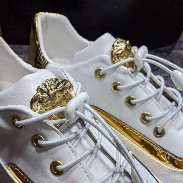 Мужские Кроссовки Versace белые в интернет магазине кальянов фото 4