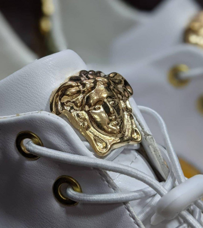 Мужские Кроссовки Versace белые в интернет магазине кальянов фото 5