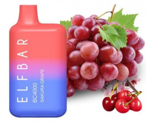 Одноразовая Pod система Elf Bar BC4000 Sakura Grape (Виноград Сакуры)