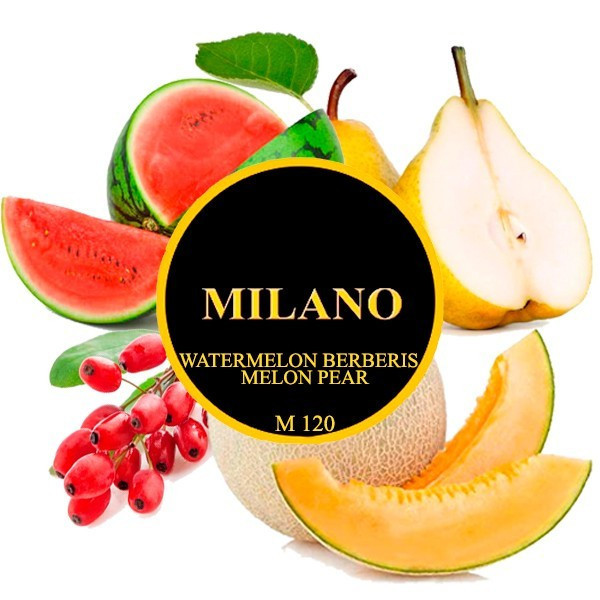 Табак Milano Watermelon Berberis Melon Pear M120 (Арбуз Барбарис Дыня Груша) 50 Гр   