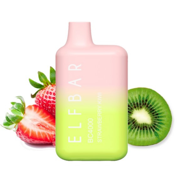 Одноразовая Pod система Elf Bar BC4000 Strawberry Kiwi (Клубника и Киви) 